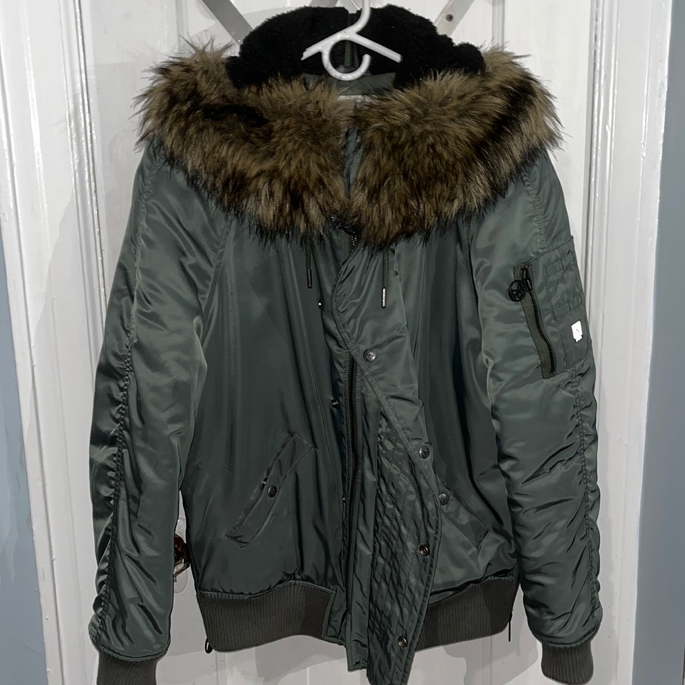 Calvin Klein green jacket